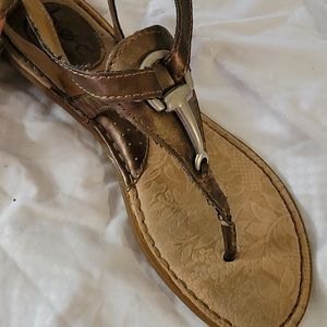 Bronze B.O.C. sandals